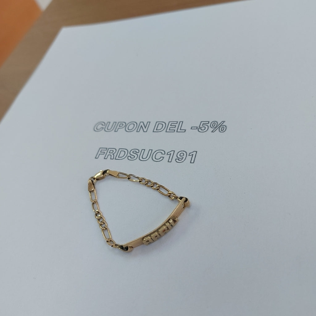 ESCLAVA ORO 10 K 3,30 GRMS (SEMINUEVO)