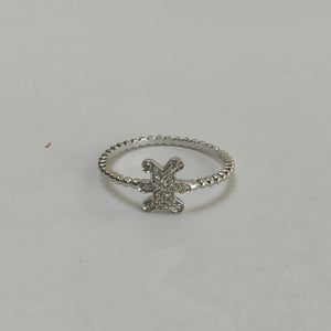 ANILLITO ORO BLANCO 14 K 1.1 GRMS (SEMINUEVO)