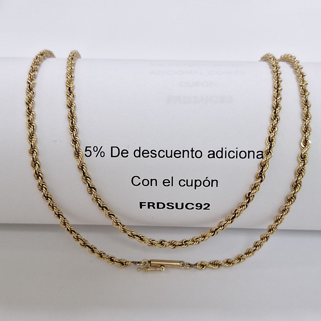 CADENA ORO 10 K 14 GRMS (SEMINUEVO)
