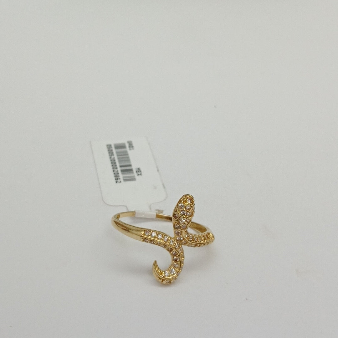 ANILLOS SERPIENTE ORO 10K TALLA 9 1.8 GR (NUEVO)