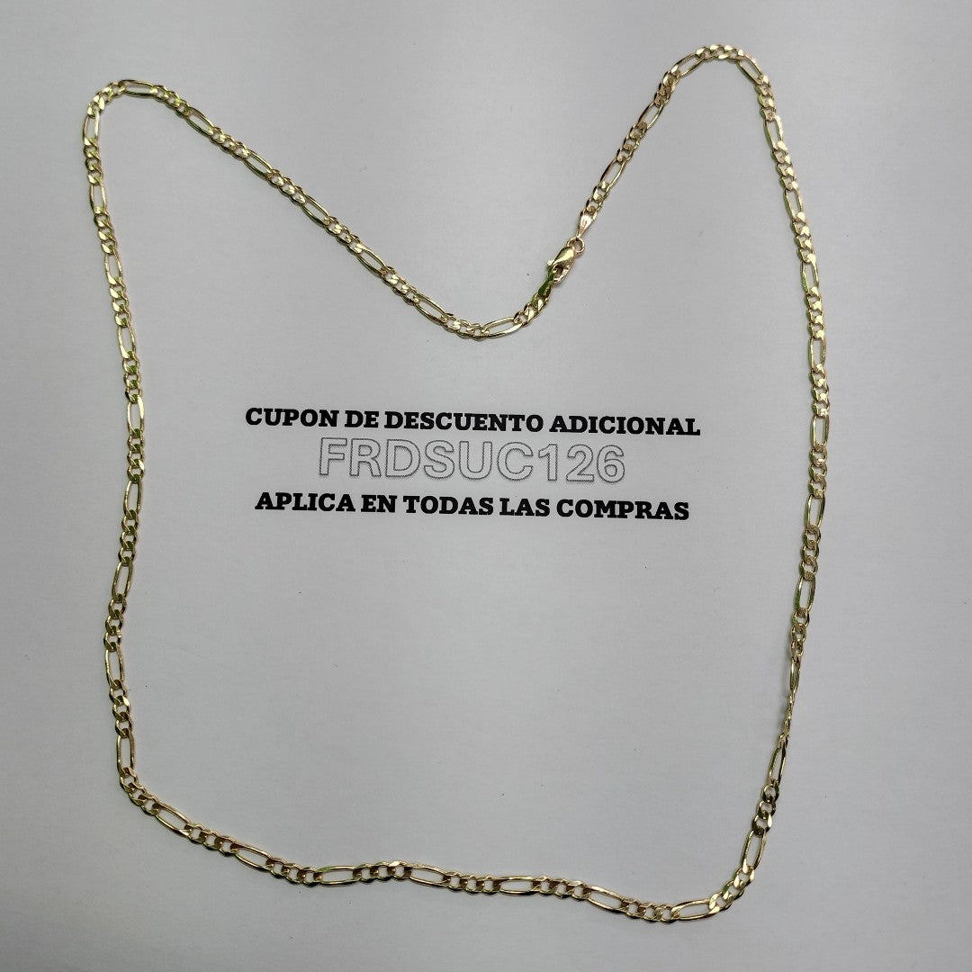 CADENAS 3X1 ORO 14K 60 CM 8.9 GR (NUEVO)