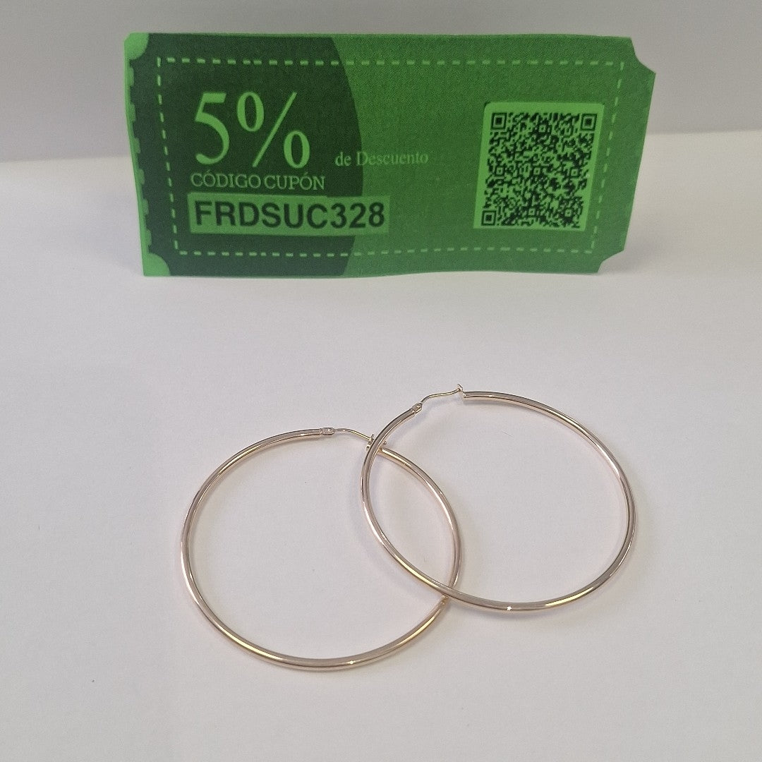 ARRACADAS PAR ORO 14 K 2.6 GRMS (SEMINUEVO)
