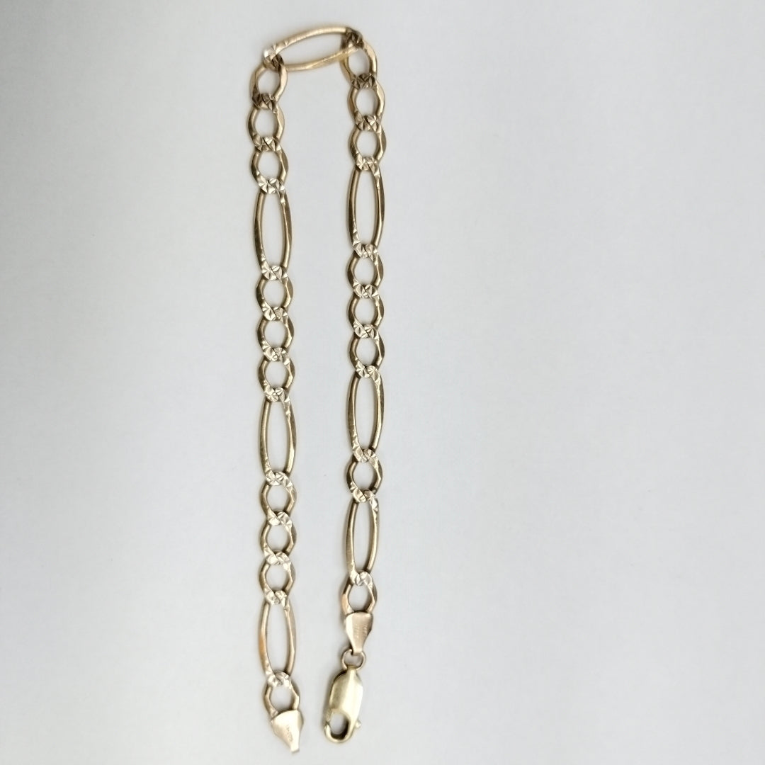 PULSERA ORO, RODIADO 14 K 9.4 GRMS (SEMINUEVO)