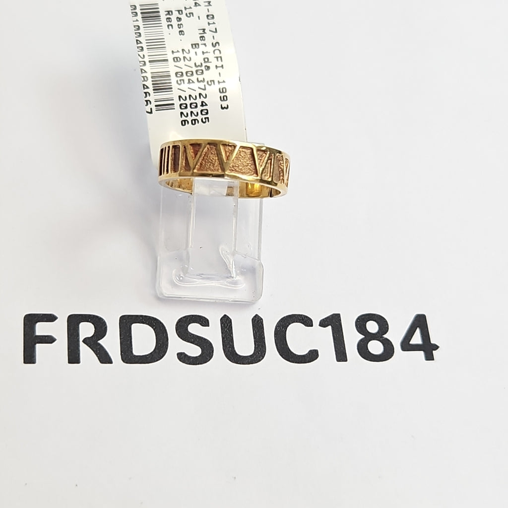 ARGOLLA ORO 14 K 3.4 GRMS (SEMINUEVO)