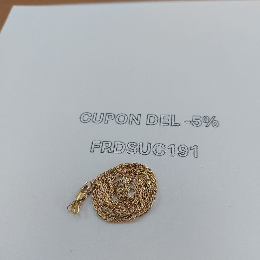 CADENA ORO 14 K 4.6 GRMS (SEMINUEVO)