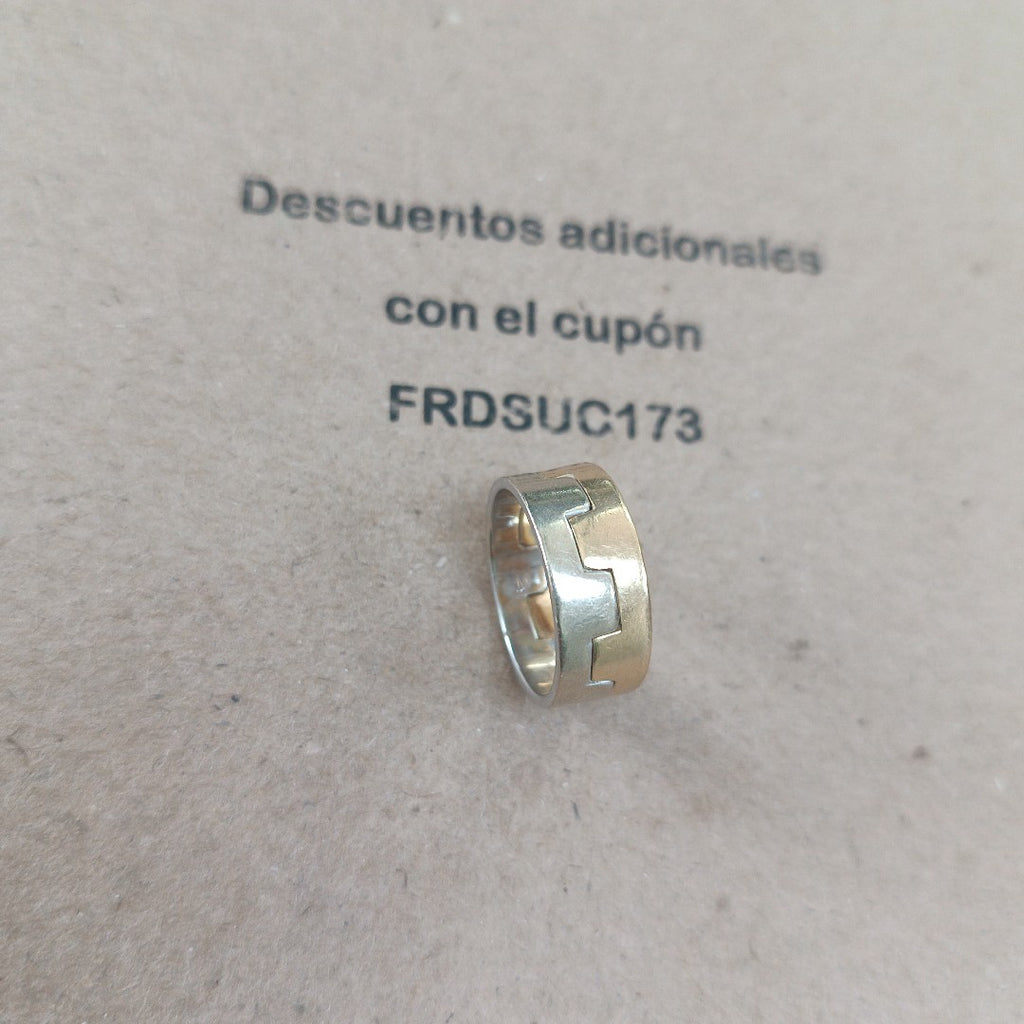ANILLITO ORO, ORO COMBINADO 14 K 5.4 GRMS (SEMINUEVO)