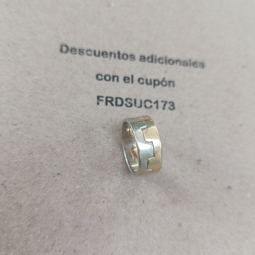 ANILLITO ORO, ORO COMBINADO 14 K 5.4 GRMS (SEMINUEVO)