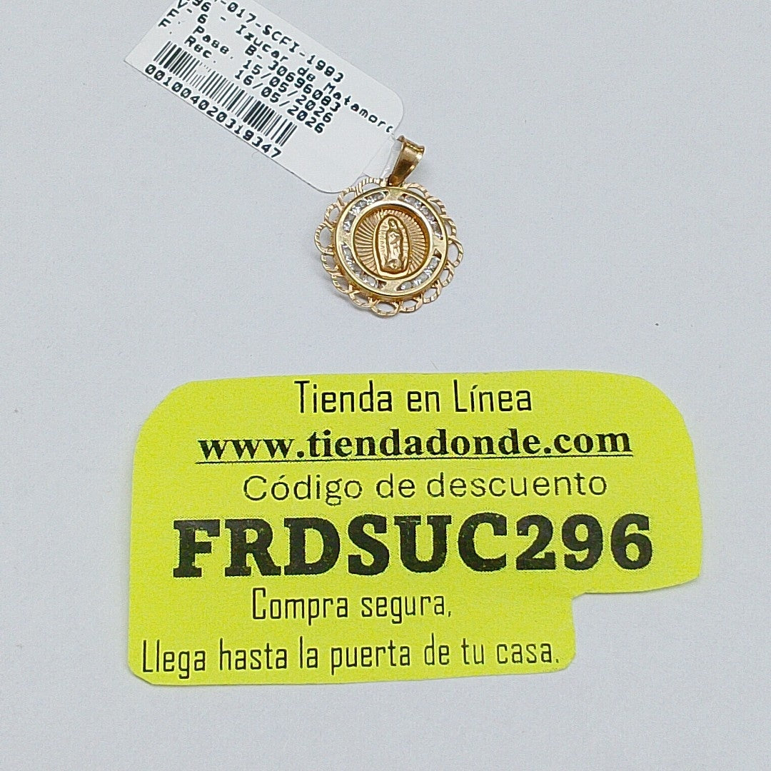 MEDALLA RELIGIOSA ORO 10 K 0.8 GRMS (SEMINUEVO)