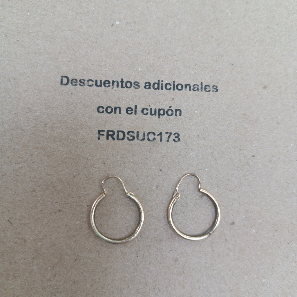 ARRACADAS PAR ORO 8 K 1,30 GRMS (SEMINUEVO)