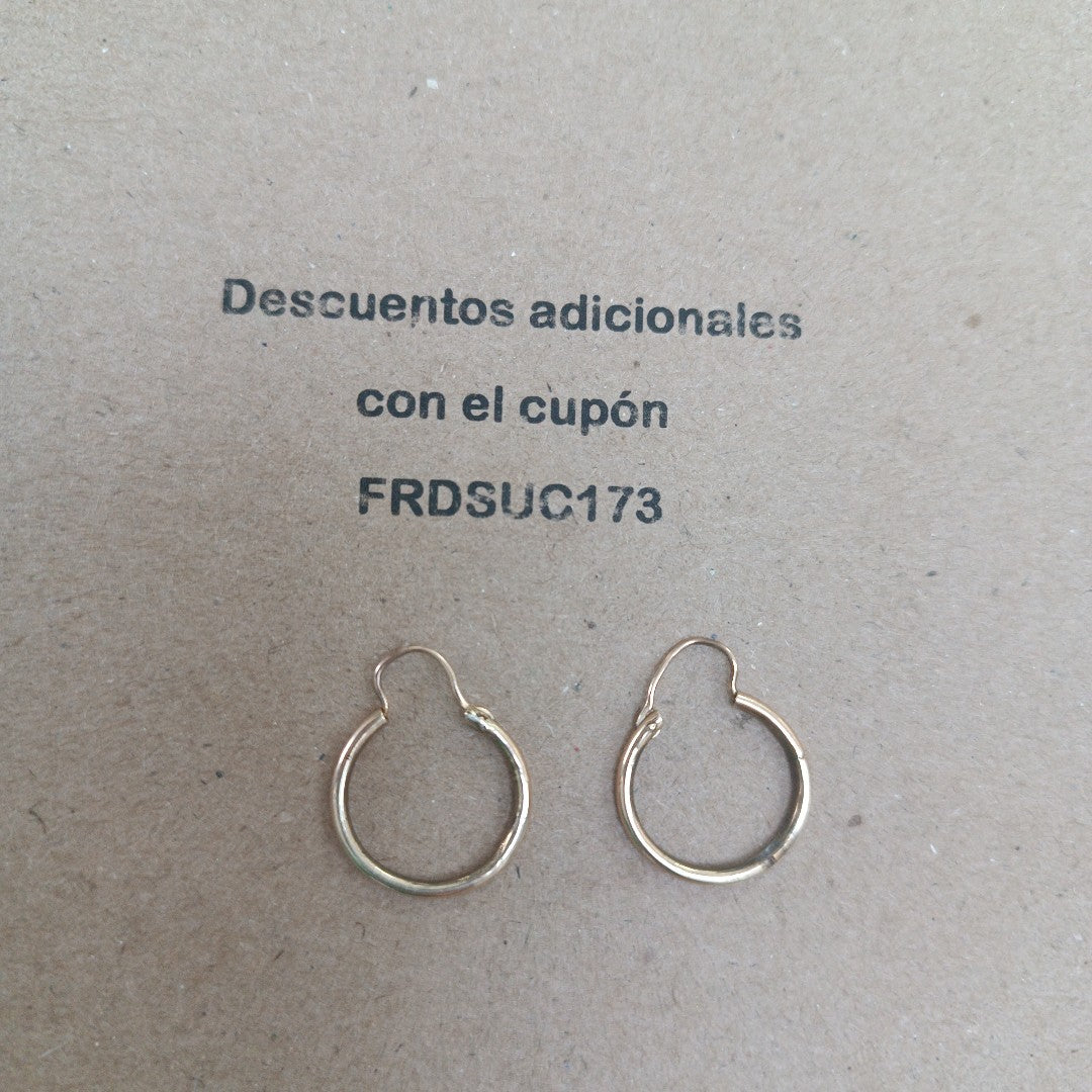 ARRACADAS PAR ORO 8 K 1,30 GRMS (SEMINUEVO)