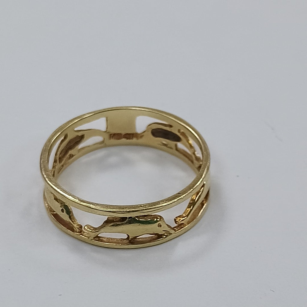 ANILLO ORO 14 K 2 GRMS (SEMINUEVO)