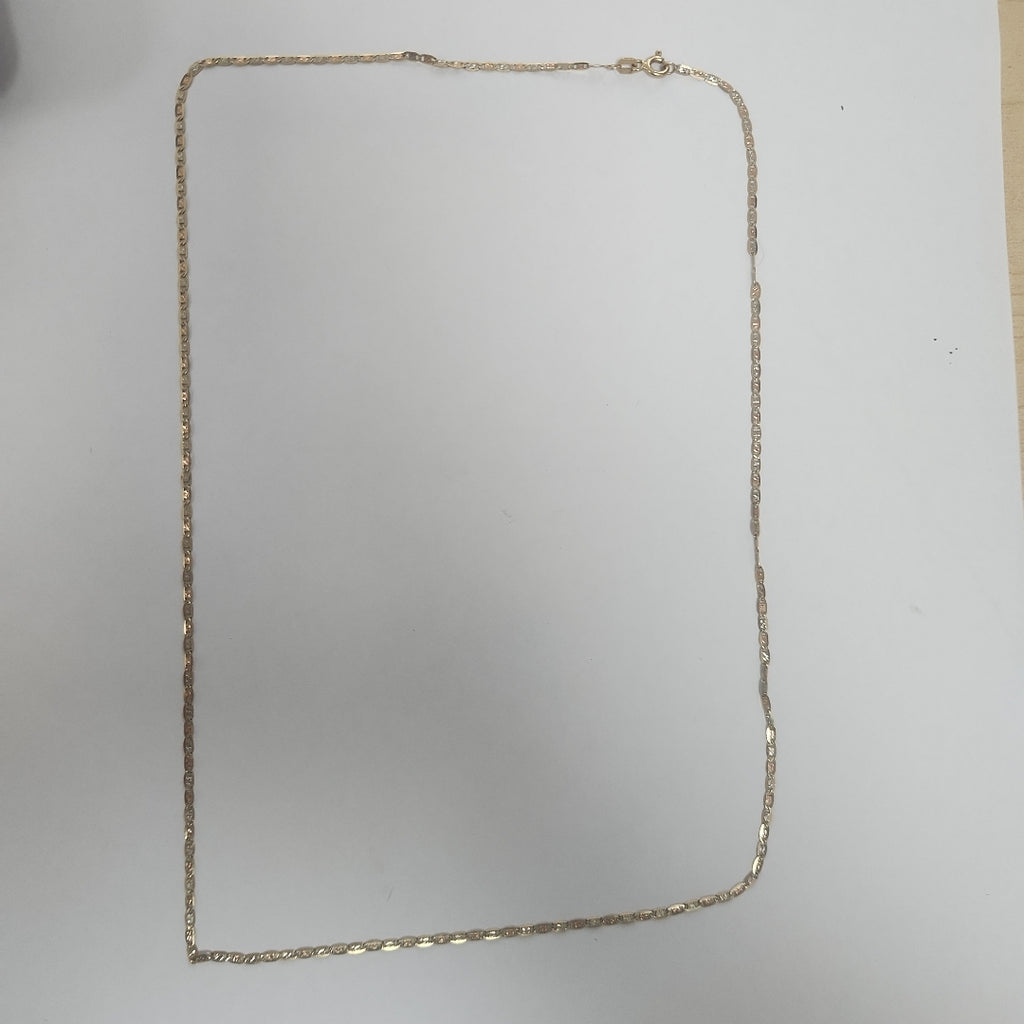 CADENA ORO COMBINADO 14 K 2.8 GRMS (SEMINUEVO)