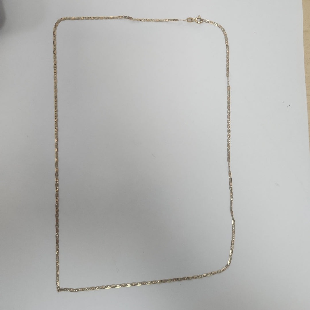 CADENA ORO COMBINADO 14 K 2.8 GRMS (SEMINUEVO)