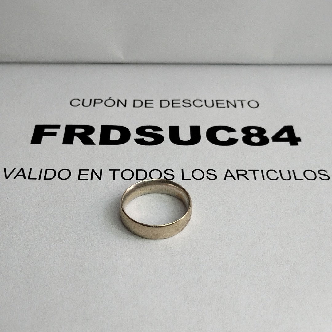 ARGOLLA ORO BLANCO 14 K 3,40 GRMS (SEMINUEVO)