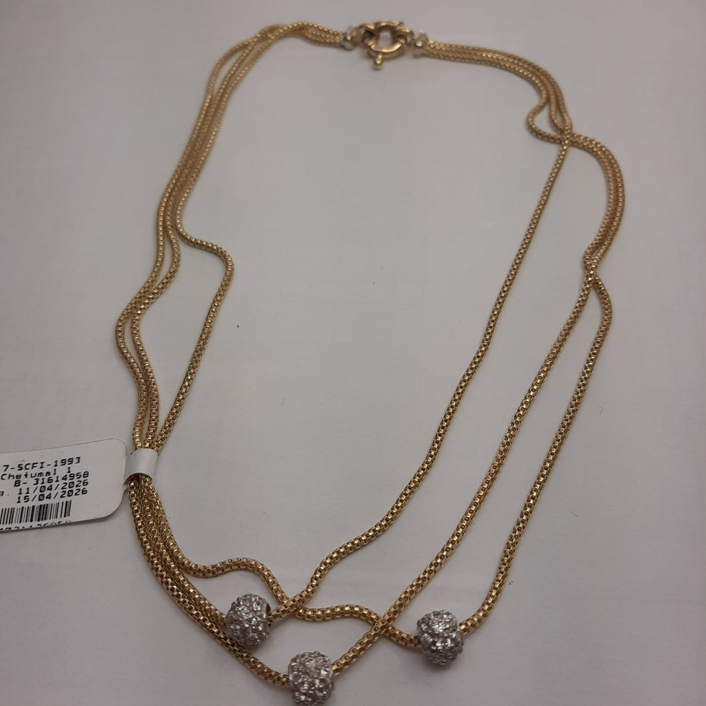 GARGANTILLA ORO 14 K 21.1 GRMS (SEMINUEVO)