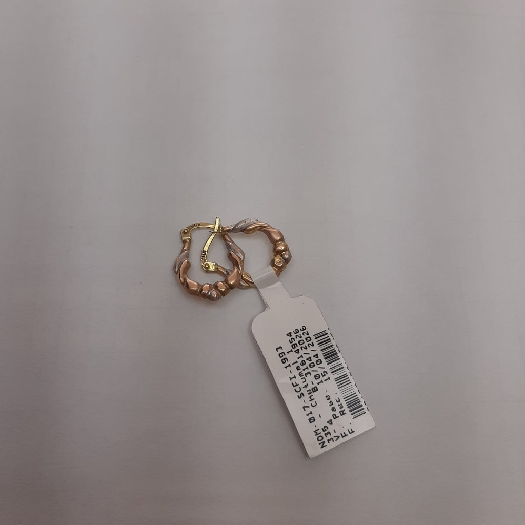 ARRACADAS PAR ORO 14 K 1 GRMS (SEMINUEVO)