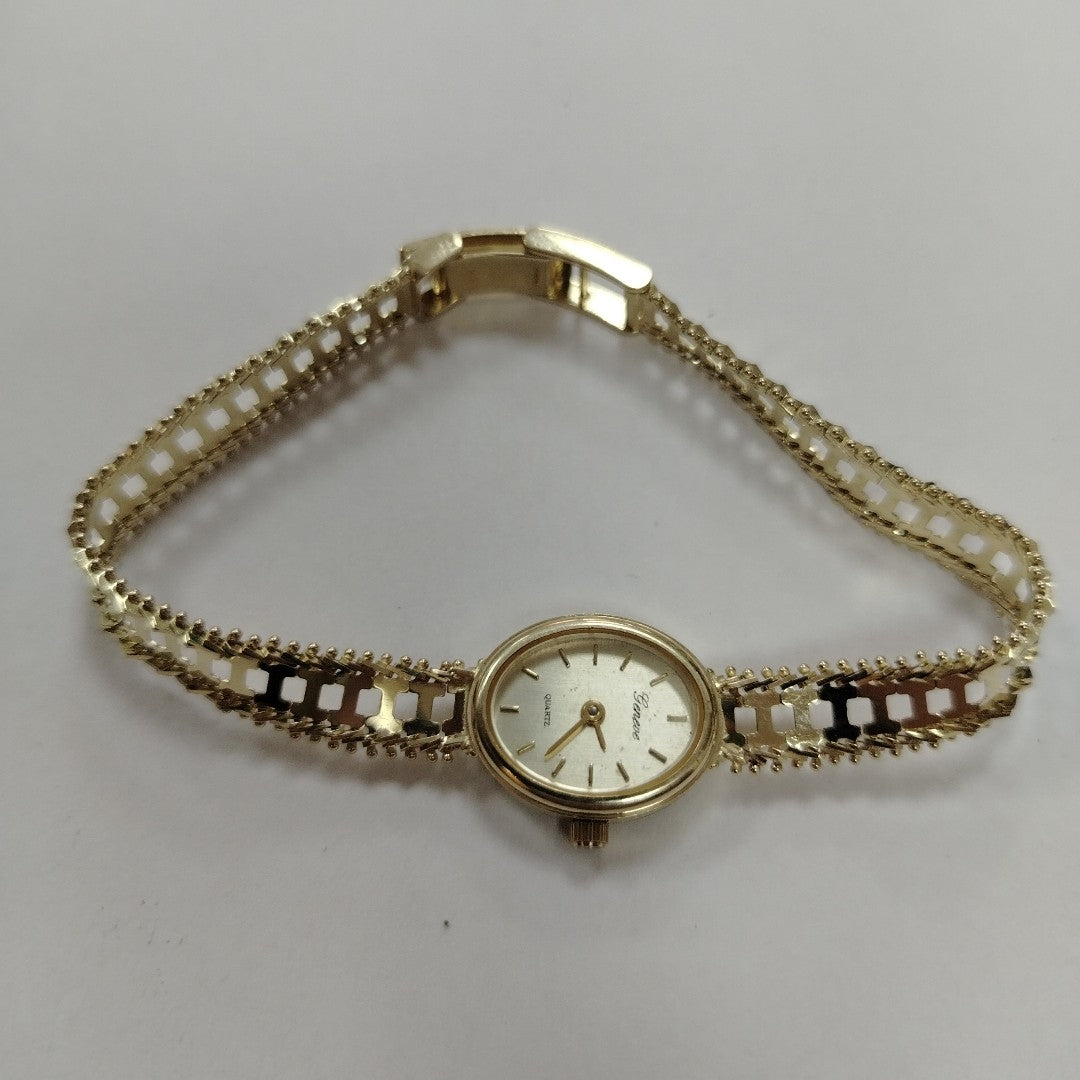 RELOJ CAJA Y PULSO ORO ORO 14 K 17.9 GRMS (SEMINUEVO)