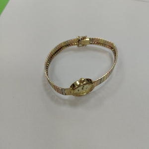 RELOJ CAJA Y PULSO ORO ORO, ORO COMBINADO 14 K 21 GRMS (SEMINUEVO)