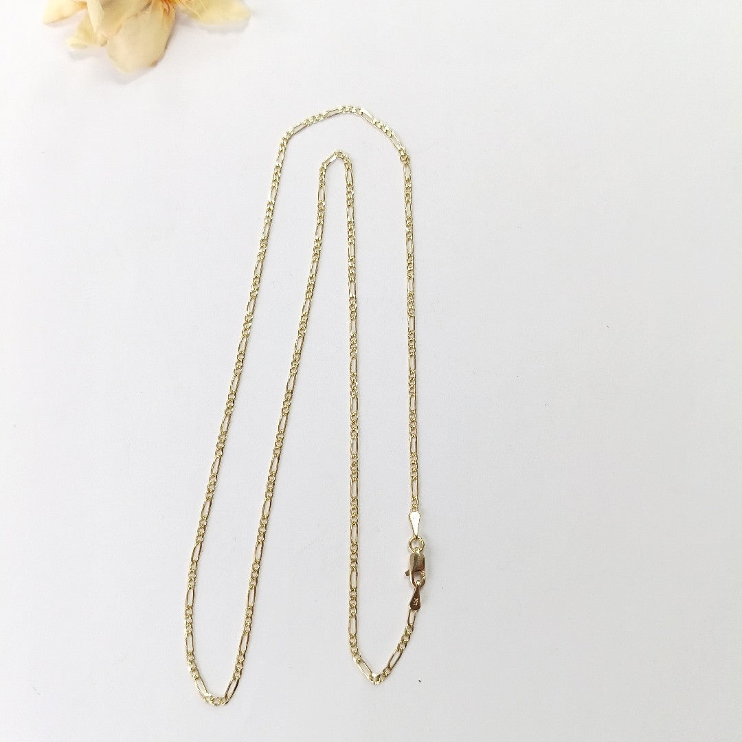 CADENAS 3X1 ORO 14K 55 CM 3.7 GR (NUEVO)