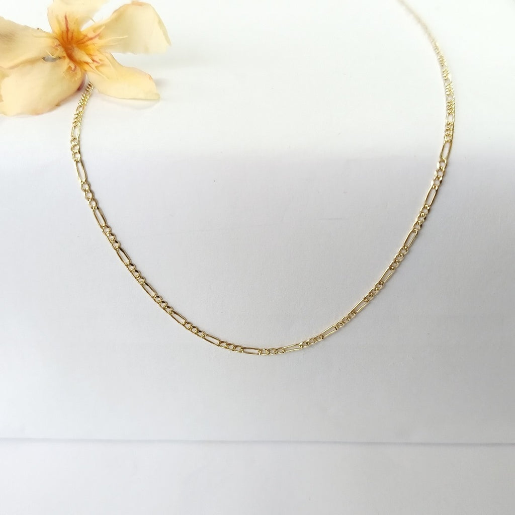CADENAS 3X1 ORO 14K 55 CM 3.8 GR (NUEVO)