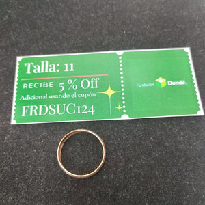 ARGOLLA ORO 8 K 1.9 GRMS (SEMINUEVO)