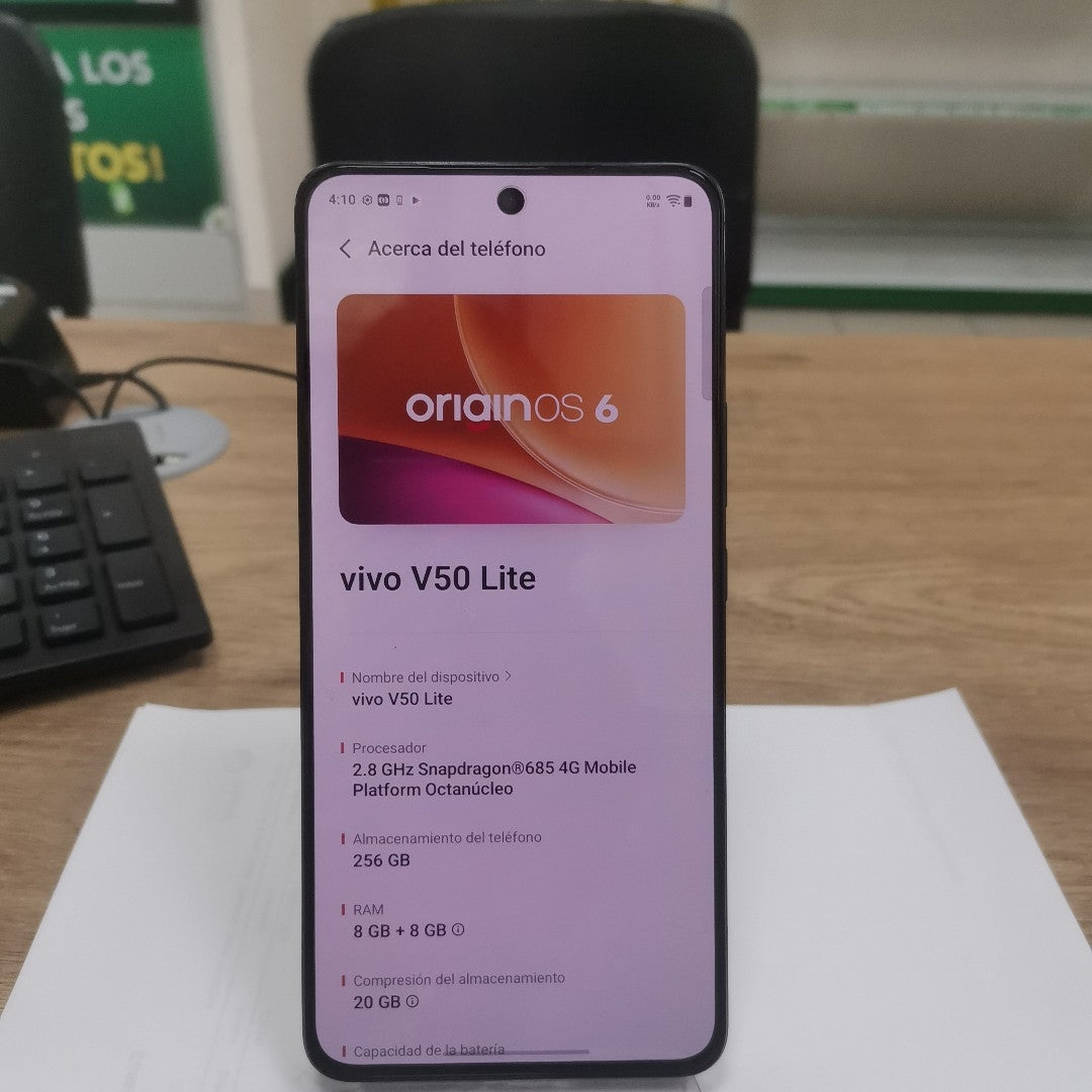 CELULAR VIVO V50 LITE V2441 (2025) 256 GB 8 GB RAM (SEMINUEVO)