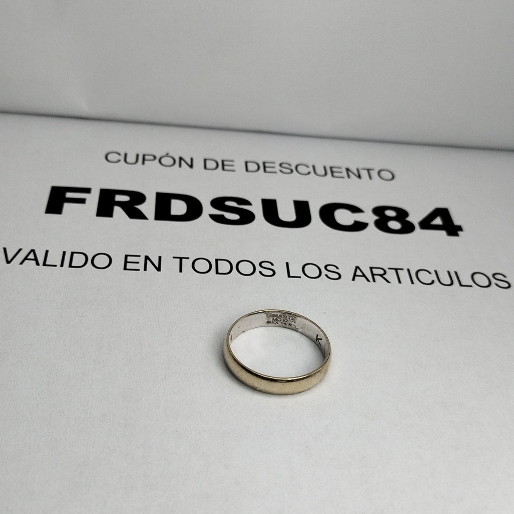 ARGOLLA ORO 14 K 3.2 GRMS (SEMINUEVO)