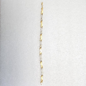 PULSERA ORO, ORO BLANCO 10 K 3 GRMS (SEMINUEVO)