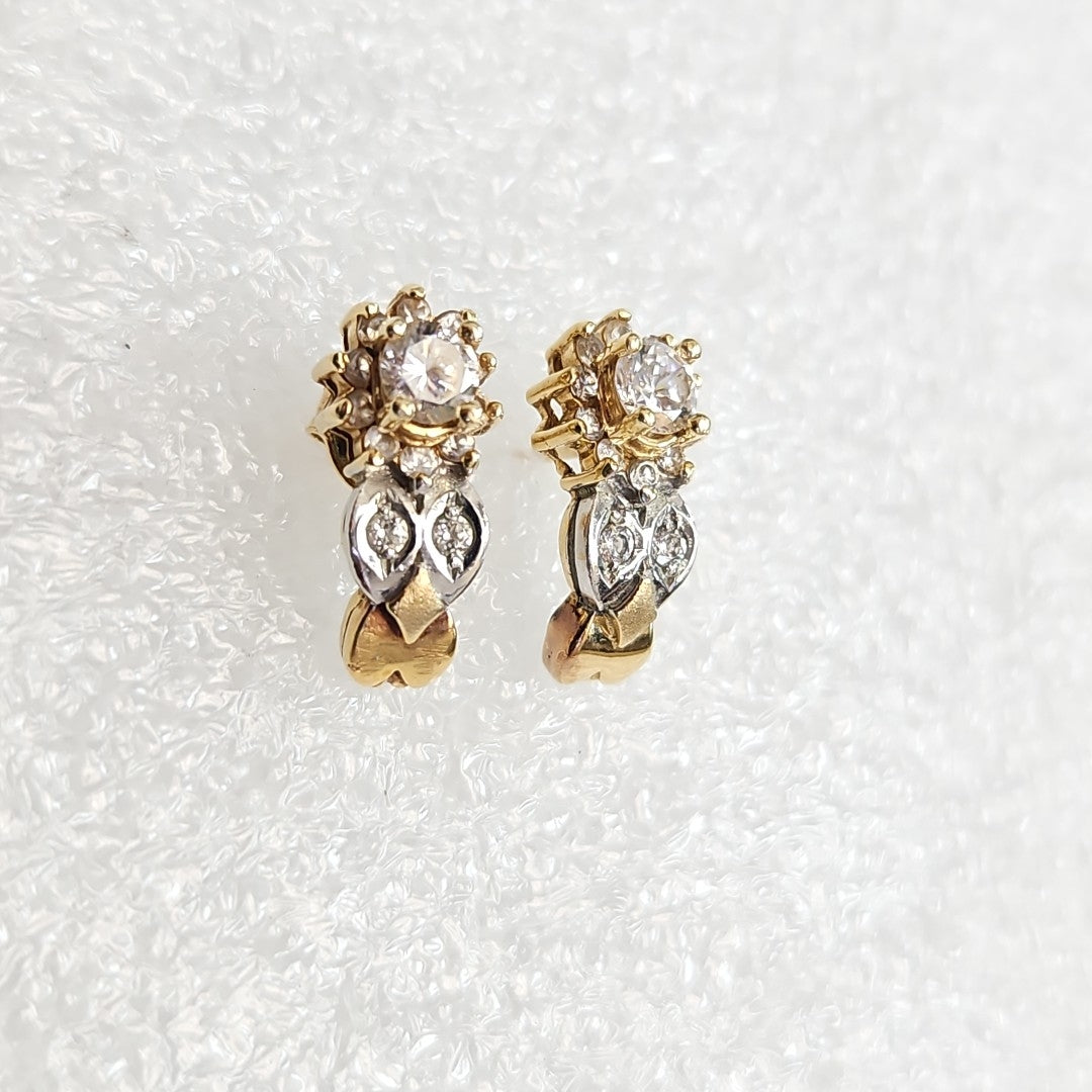 BROQUELES PAR ORO 14 K 3,00 GRMS (SEMINUEVO)