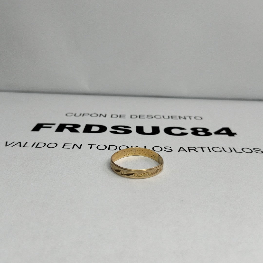 ARGOLLA ORO 8 K 1 GRMS (SEMINUEVO)