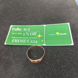 ANILLO ORO 8 K 2,40 GRMS (SEMINUEVO)
