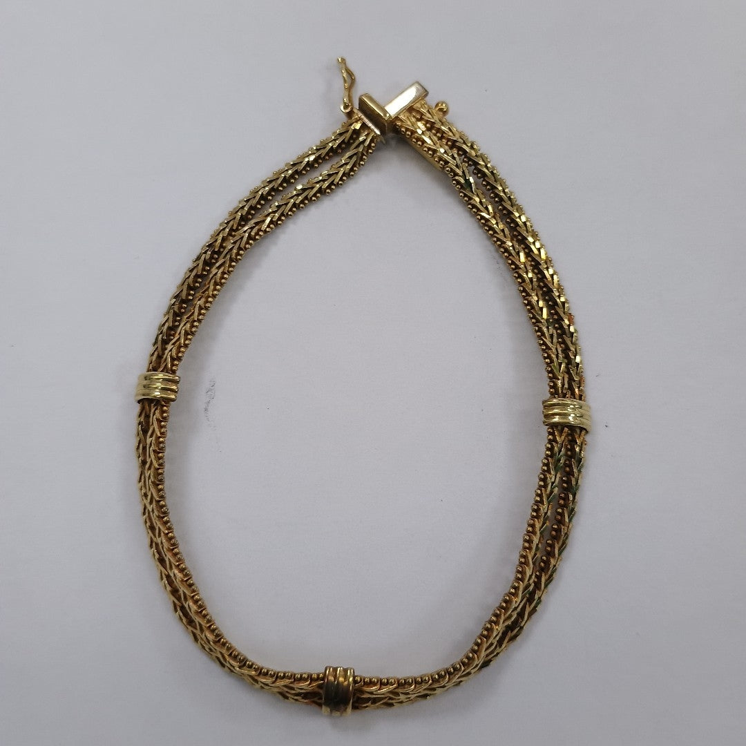 PULSERA ORO 14 K 12,30 GRMS (SEMINUEVO)