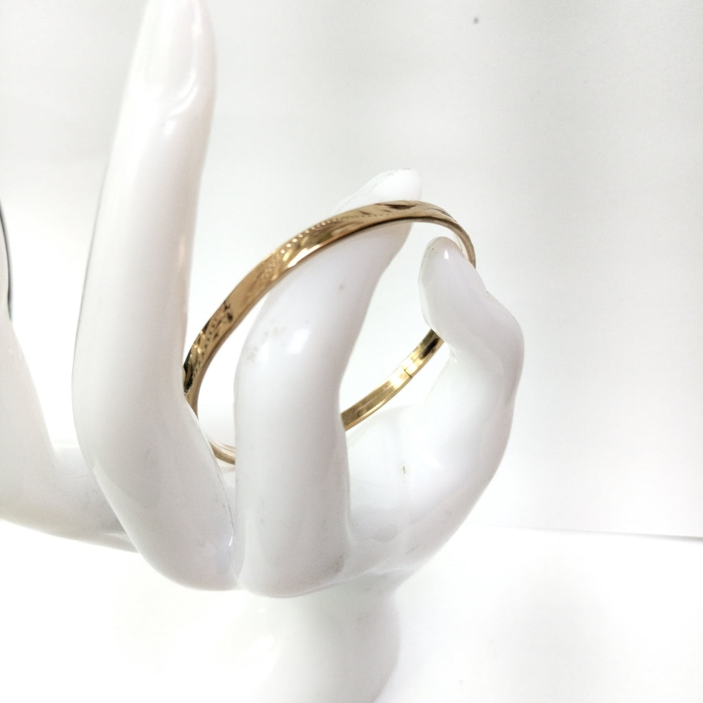 PULSERA RIGIDA ORO 10 K 5 GRMS (SEMINUEVO)