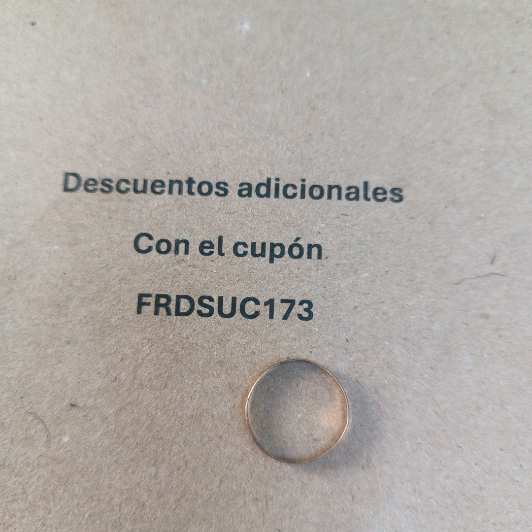 ANILLO ORO 10 K 0,40 GRMS (SEMINUEVO)