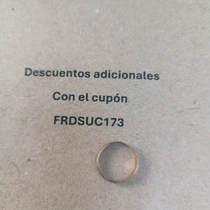 ANILLO ORO 10 K 0,40 GRMS (SEMINUEVO)