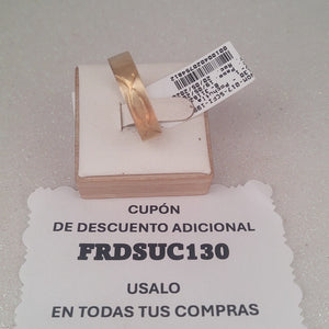 ARGOLLA ORO 14 K 3.3 GRMS (SEMINUEVO)
