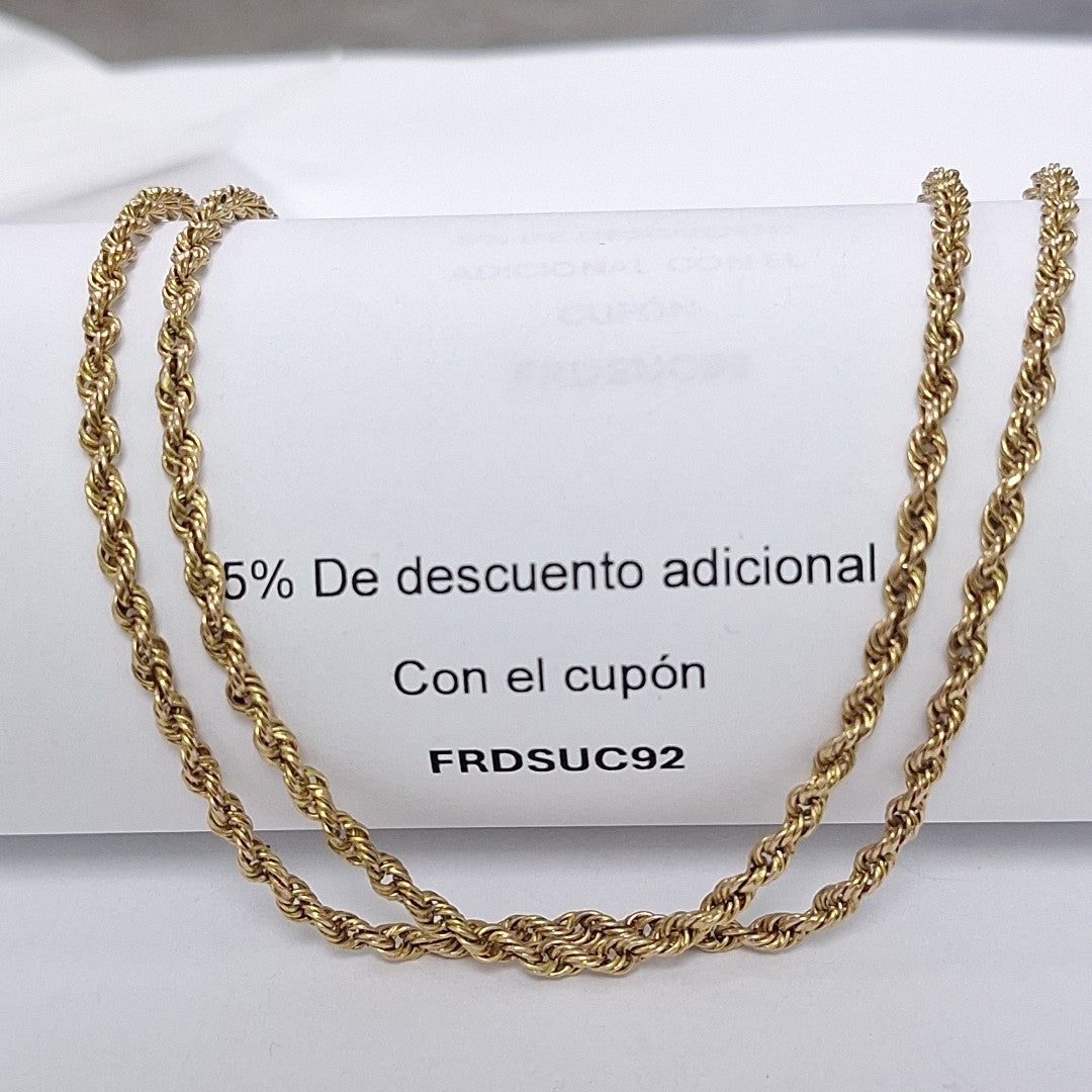 CADENA ORO 10 K 15.5 GRMS (SEMINUEVO)
