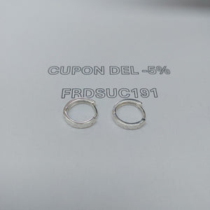ARRACADAS LABRADAS PLATA .925 3.2 GR (NUEVO)