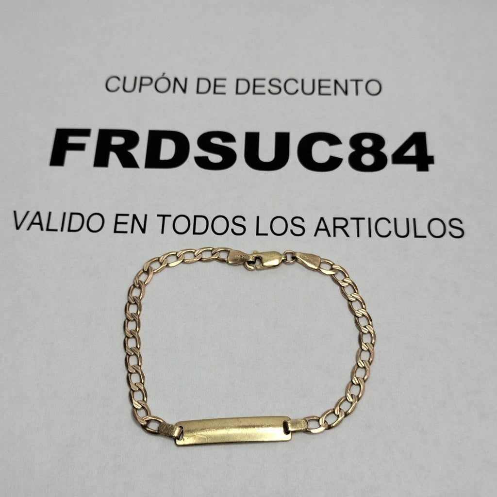 ESCLAVA ORO 14 K 4.5 GRMS (SEMINUEVO)