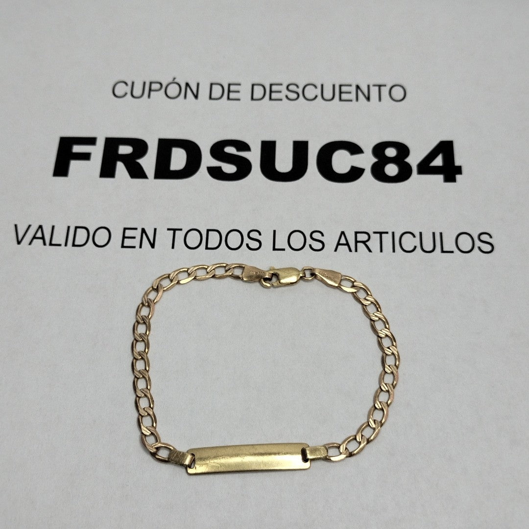 ESCLAVA ORO 14 K 4.5 GRMS (SEMINUEVO)