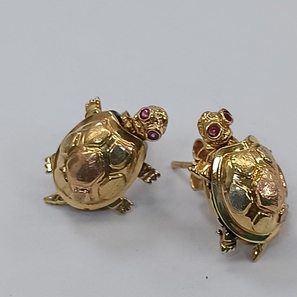 ARETES PAR ORO 14 K 4.8 GRMS (SEMINUEVO)
