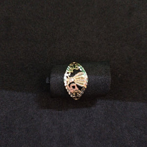 ANILLITO ORO COMBINADO 10 K 1,20 GRMS (SEMINUEVO)