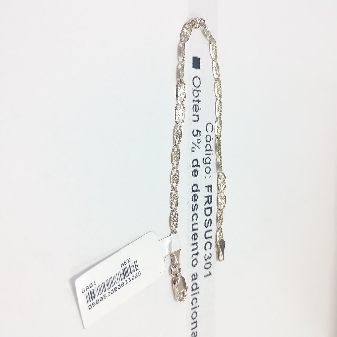 PULSERAS GUCHI ORO 14K 18 CM 2.9 GR (NUEVO)