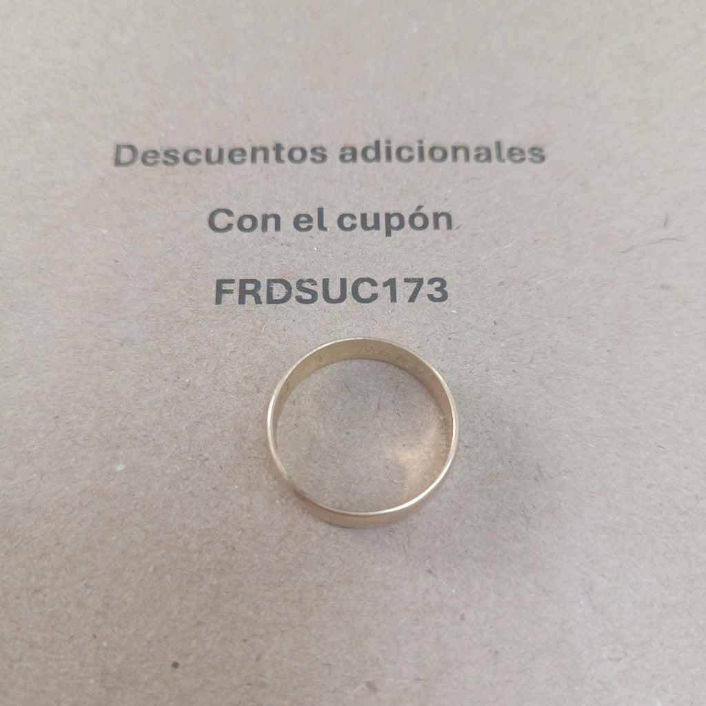 ARGOLLA ORO 10 K 3.7 GRMS (SEMINUEVO)