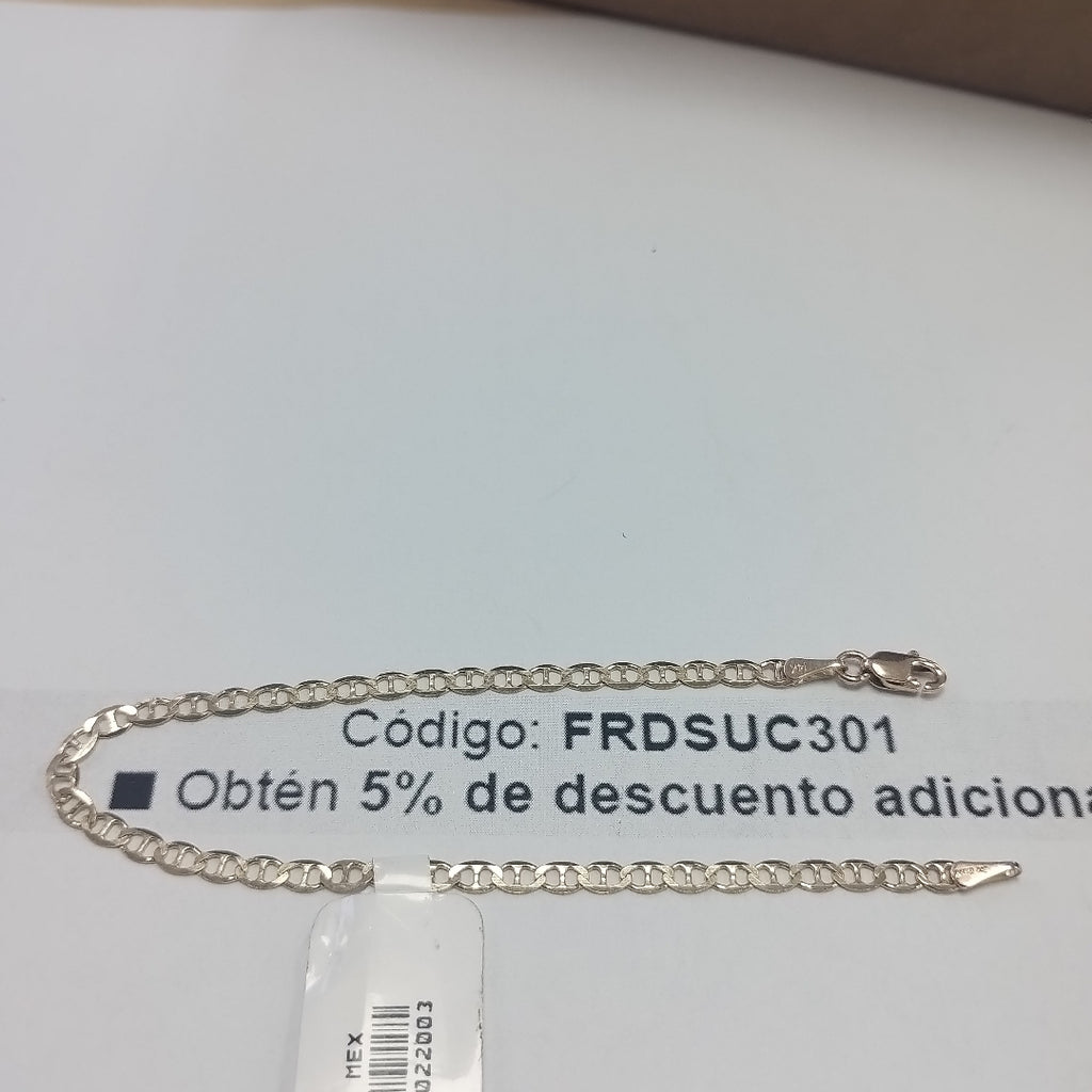 PULSERAS TEJIDO GUCHI ORO 14K 16 CM 2 GR (NUEVO)