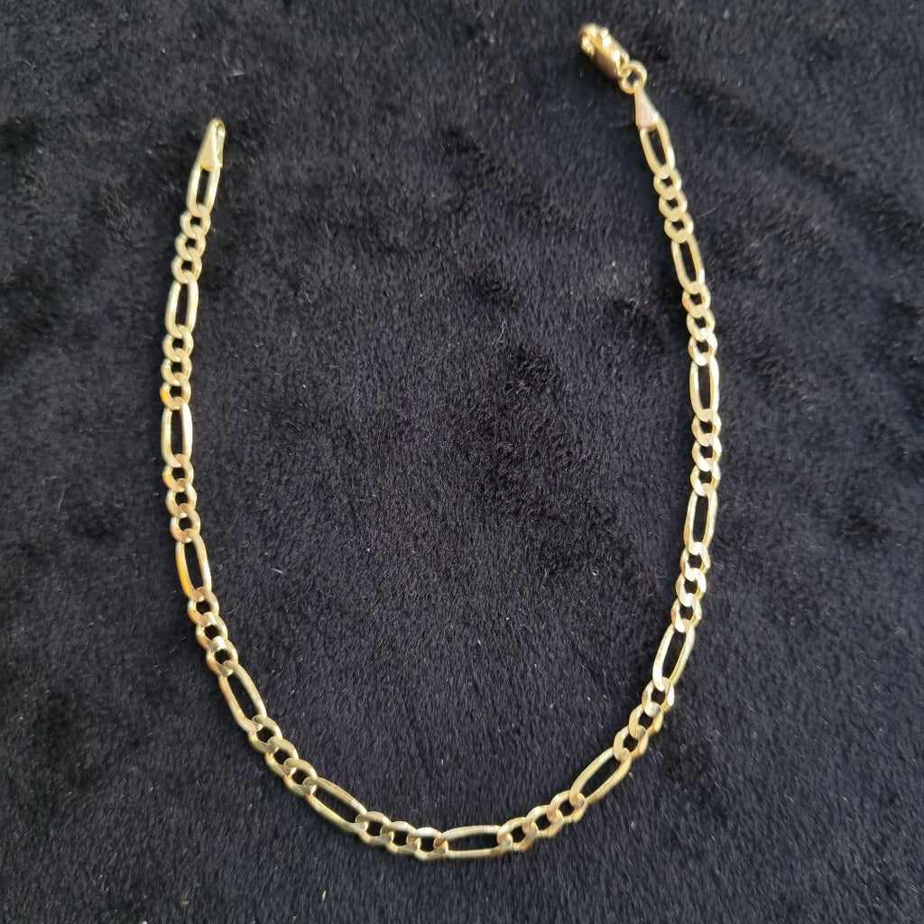 PULSERAS 3X1 ORO 14K 21 CM 3.3 GR (NUEVO)