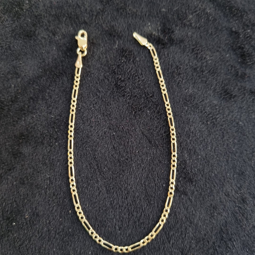 PULSERAS 3X1 ORO 14K 18 CM 1.5 GR (NUEVO)
