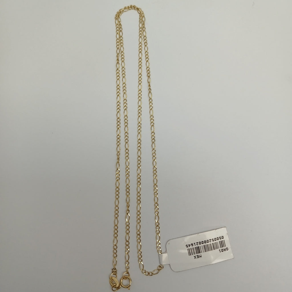 CADENAS TEJIDO ESLABONES ORO 10K 60 CM 2.4 GR (NUEVO)