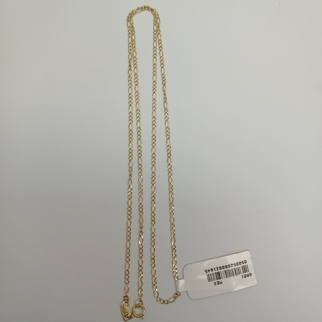 CADENAS TEJIDO ESLABONES ORO 10K 60 CM 2.4 GR (NUEVO)