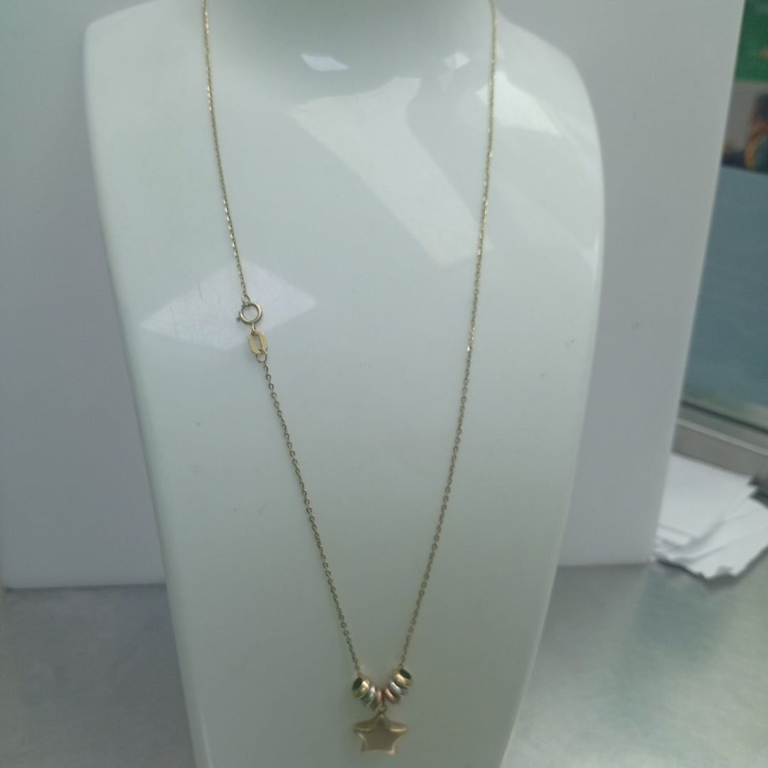 GARGANTILLA ORO 14 K 2.5 GRMS (SEMINUEVO)